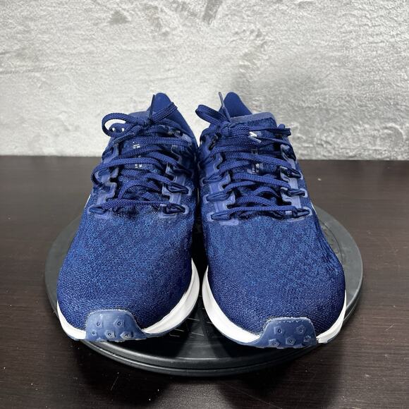 Nike Mens Size 11.5 Air Zoom Pegasus 36 Navy Blue Athletic Lace Up Running Shoes - Picture 2 of 10